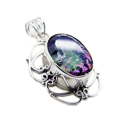 Luisa Multicolor Pendant - Vibrant Gemstone Jewelry