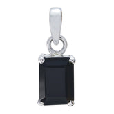 Mathilde Luxurious Black Pendant for Elegant Style Black Onyx Black Black