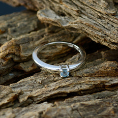 Freya Luxurious Blue Solitaire Ring