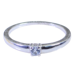 Freya Luxurious Blue Solitaire Ring