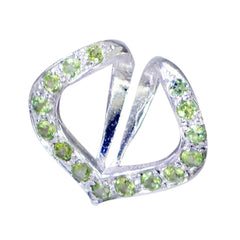 Lucia Luxurious Classic Pendant Necklace with Green Gemstones