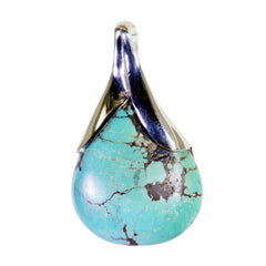 Harper Luxurious Mid-Weight Pendant with Turquoise Stone Turquoise Turquoise Turquoise