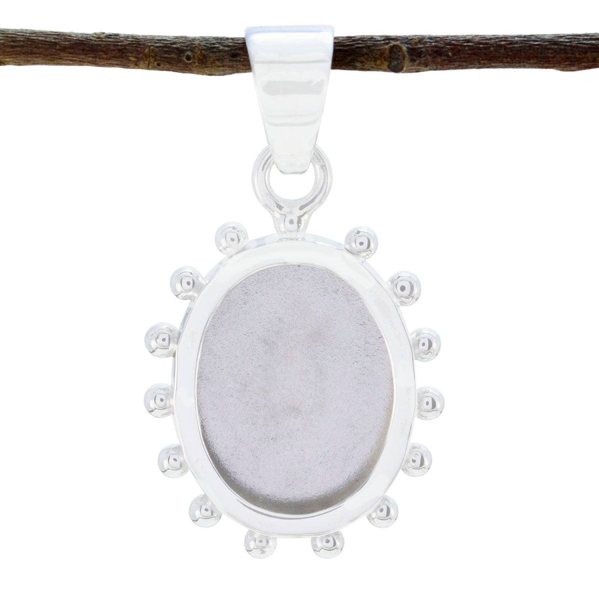 Florencia Luxurious Tiny Pendant with Silver Detailing Plain Plain Plain