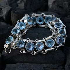 Amelia Luxury Blue Tennis Bracelet for Everyday Glam