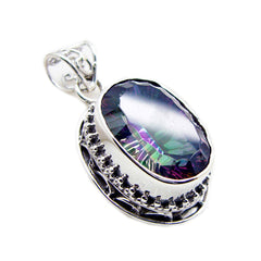 Mariana Gemstone Jewelry Elegant Oval Pendant