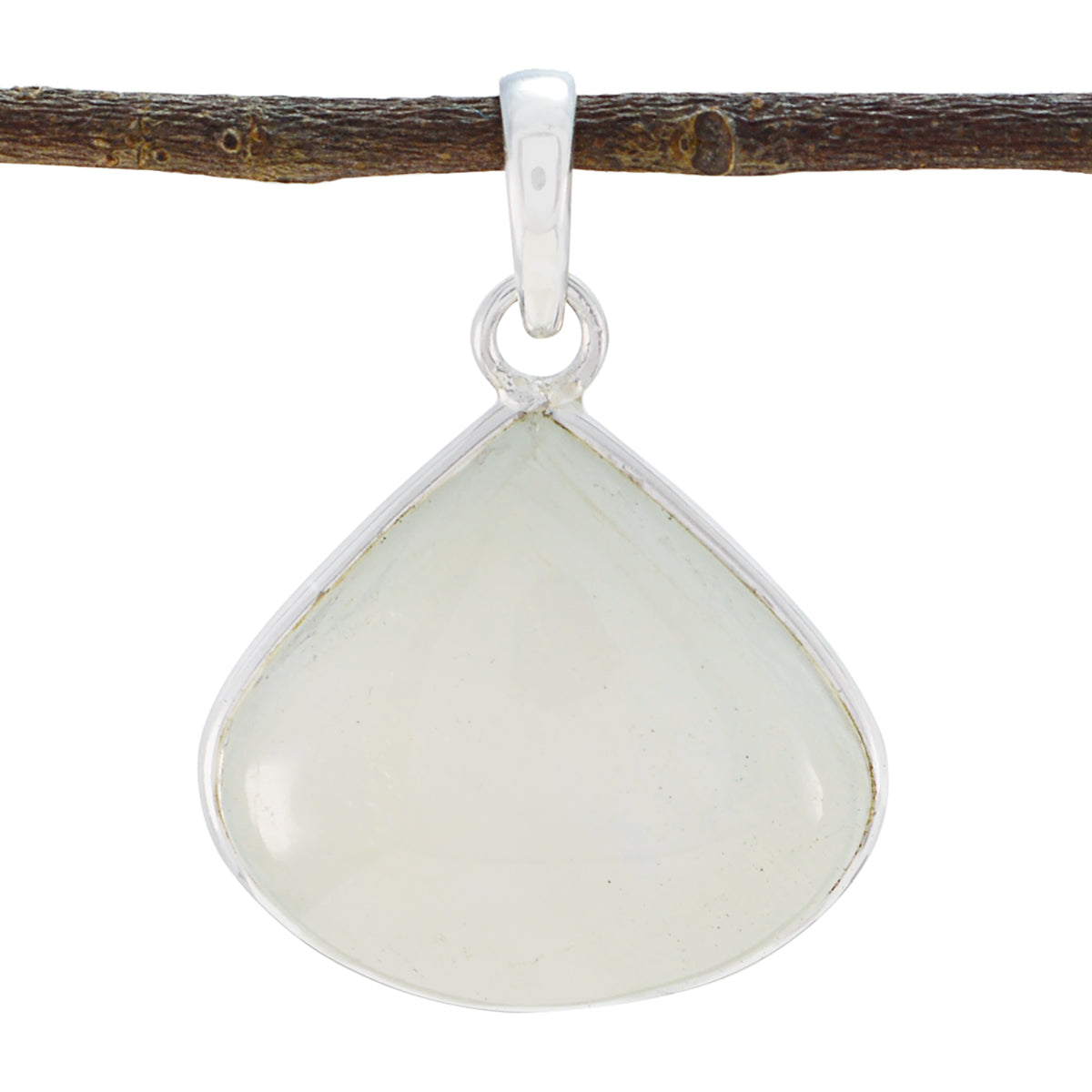 Mariana White Cocktail Tiny Pendant Rainbow Moonstone White White