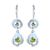 Marie Green Dangle Earrings for Everyday Glamour Peridot Green Dangle