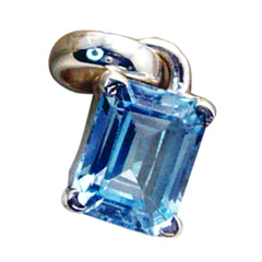 Maya Blue Slim Pendant - Elegant Gemstone Jewelry