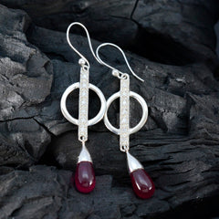 Mei Red Dangle Earrings for Everyday Glam