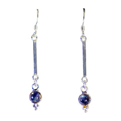 Micaela Grey Dangle Earrings for Everyday Glam Labradorite Gray Dangle