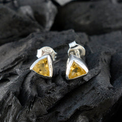 Micaela Stud Earrings Online - Chic Triangle Gemstone Design