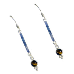 Mila Brown Dangle Earrings for Everyday Elegance