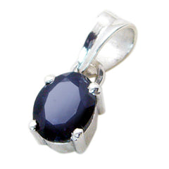 Milagros Blue Pendant - Elegant Gemstone Jewelry Iolite Blue Blue