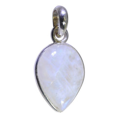 Milagros White Pendant - Elegant Gemstone Jewelry