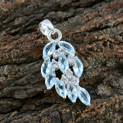 Addison Blue valentine Minimal Pendant