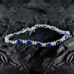Autumn Promotion Minimal Blue Tennis Bracelet