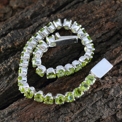 Lily Minimal Green Tennis Bracelet - Everyday Glam