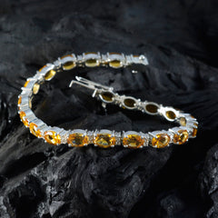 Genesis Minimal Yellow Tennis Bracelet for Everyday Glam
