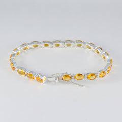 Genesis Minimal Yellow Tennis Bracelet for Everyday Glam