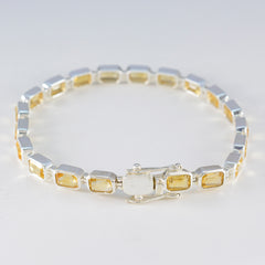 Mathilde Minimal Yellow Tennis Bracelet for Everyday Elegance