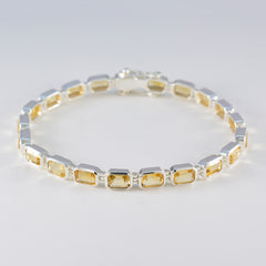 Mathilde Minimal Yellow Tennis Bracelet for Everyday Elegance