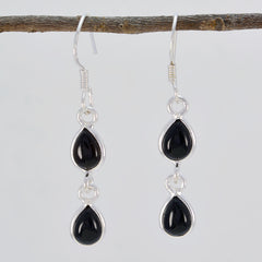 Valentina Minimalist Black Dangle Earrings for Daily Wear