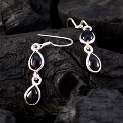 Valentina Minimalist Black Dangle Earrings for Daily Wear