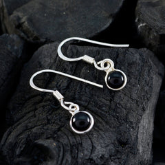 Aaliyah Minimalist Black Dangle Earrings for Everyday Wear