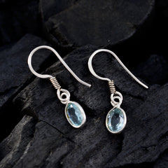 Yuki Minimalist Blue Dangle Earrings for Chic Style