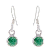 Ava Minimalist Green Dangle Earrings for Everyday Wear Indian Emerald Green Dangle