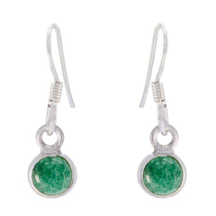Ava Minimalist Green Dangle Earrings for Everyday Wear Indian Emerald Green Dangle