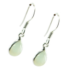 Tereza Minimalist Green Dangle Earrings for Everyday Wear