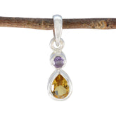 Yuki Minimalist Multicolor Pendant for Everyday Elegance Multi Stone multicolor Multicolor