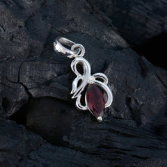 Daniela Minimalist Pendant Jewelry India with Garnet