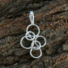 Yan Minimalist Pendant Jewelry Silver Circle Design