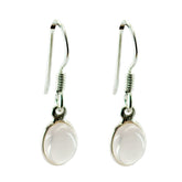 Greta Minimalist Pink Dangle Earrings for Everyday Glam Rose Quartz Pink Dangle