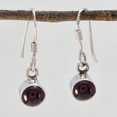 Addison Minimalist Red Dangle Earrings for Everyday Glam