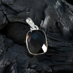 Anna Modern Brown Pendant with Faceted Gemstone