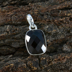 Anna Modern Brown Pendant with Faceted Gemstone