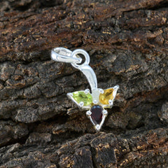 Claire Pendant with Gemstones - Modern Delicate Jewelry