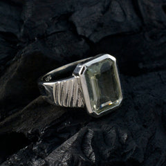 Zazlle Modern Light Green Solitaire Ring