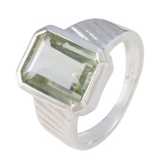 Zazlle Modern Light Green Solitaire Ring