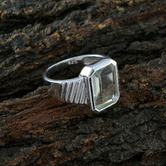 Zazlle Modern Light Green Solitaire Ring