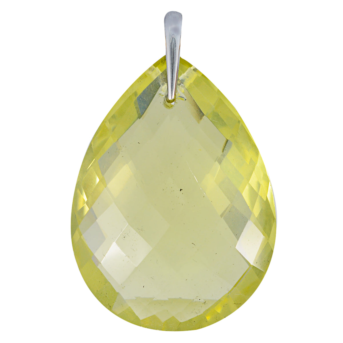 Kennedy Modern Pendant Jewelry with Yellow Gemstone Lemon Quartz Yellow Yellow