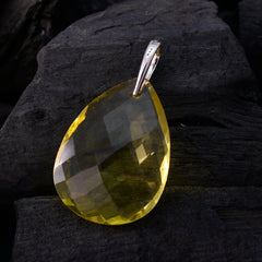 Kennedy Modern Pendant Jewelry with Yellow Gemstone