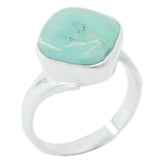 Priya Modern Turquoise Solitaire Ring Turquoise Blue
