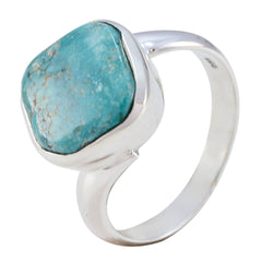 Priya Modern Turquoise Solitaire Ring