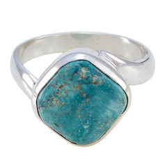 Priya Modern Turquoise Solitaire Ring
