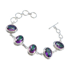 Katharina Multi Gemstone Link Bracelet for Every Occasion