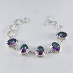 Katharina Multi Gemstone Link Bracelet for Every Occasion